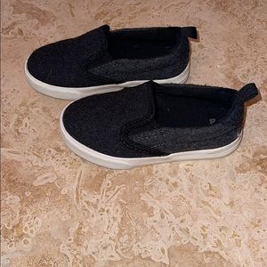 Gymboree Boys Toddler 8 Slip-on sneaker, black